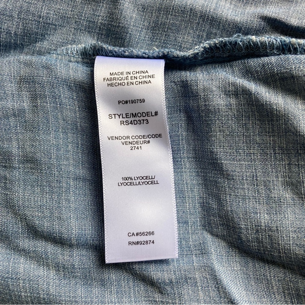 Splendid Lauren Indigo Mini Dress.  Size Small NWT - Picture 14 of 15